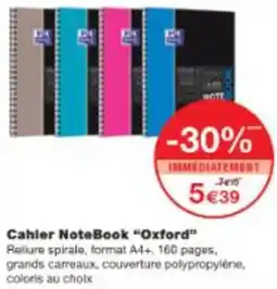 Monop' Cahler NoteBook Oxford offre
