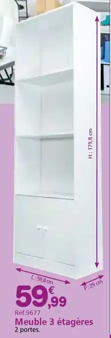 Provence Outillage Meuble 3 étagères offre