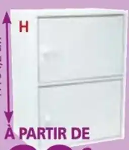 Provence Outillage Blocs de rangement avec porte Blocs 2 portes offre