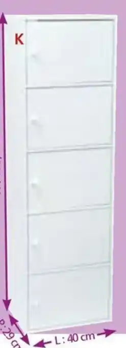 Provence Outillage Blocs de rangement avec porte Bloc 5 portes offre