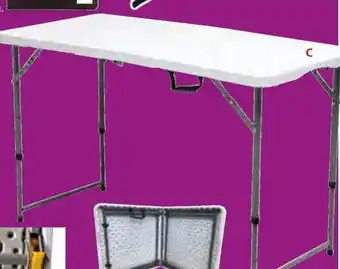 Provence Outillage Table pliante rectangulaire offre