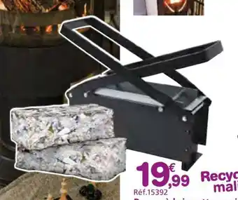 Provence Outillage Presse à briquette papier et carton offre