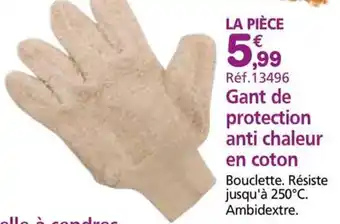 Provence Outillage Gant de protection anti chaleur en coton offre