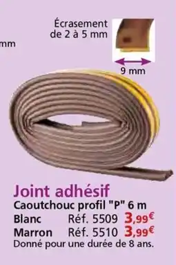 Provence Outillage Joint adhésif offre