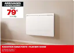Brico Dépôt Radiateur anna fonte + film wifi 1000w offre