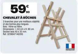 Brico Dépôt Chevalet à bûches offre