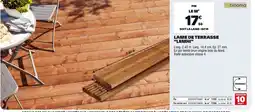 Brico Dépôt Lame de terrasse "lemhi" offre