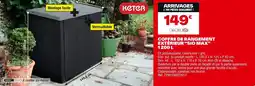 Brico Dépôt Coffre de rangement extérieur "sio max" offre