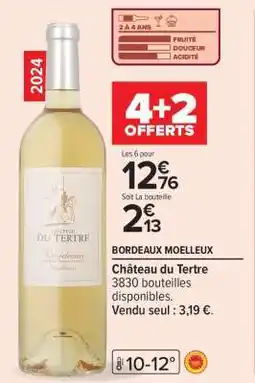 Carrefour Château du Tertre offre