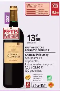 Carrefour Château Paloumey offre