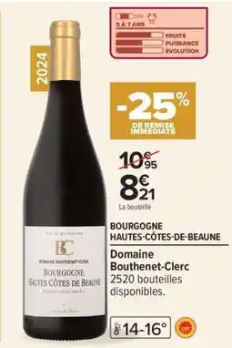 Carrefour BOURGOGNE HAUTES CÔTES DE BEAUNE offre