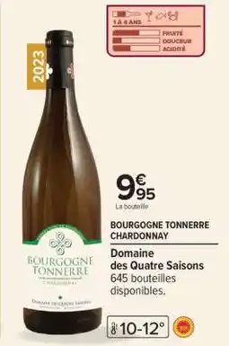 Carrefour BOURGOGNE TONNERRE CHARDONNAY offre