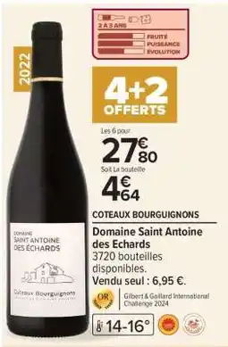 Carrefour Domaine Saint Antoine des Échards offre
