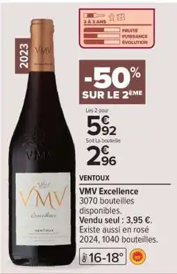 Carrefour VMV Excellence offre
