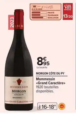 Carrefour Morgon Côte du Py offre