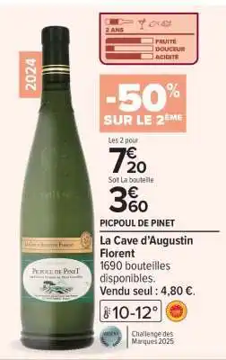 Carrefour PICPOUL DE PINET offre