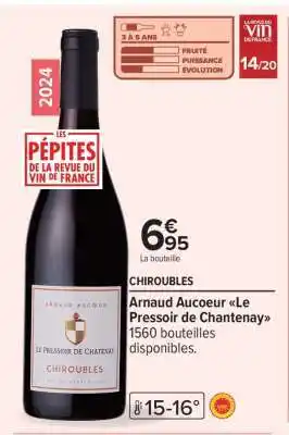 Carrefour Arnaud Aucoeur Le Pressoir de Chantenay offre