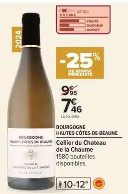 Carrefour BOURGOGNE HAUTES CÔTES DE BEAUNE offre