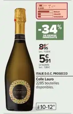 Carrefour ITALIE D.O.C. PROSECCO offre