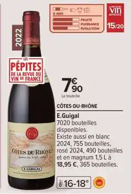 Carrefour CÔTES DU RHÔNE offre