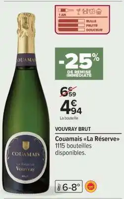 Carrefour Coumais La Réserve offre