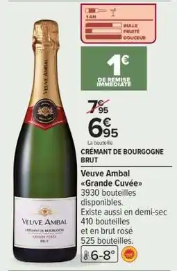 Carrefour Crémant de Bourgogne Brut offre