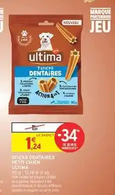 Intermarché STICKS DENTAIRES PETIT CHIEN offre