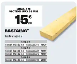 Brico Dépôt Bastaing offre
