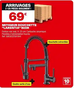 Brico Dépôt Mitigeur douchette "larentia❞ noir offre