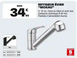 Brico Dépôt Mitigeur évier "mokau" offre
