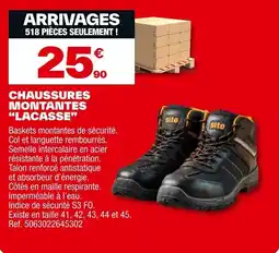 Brico Dépôt Chaussures montantes "lacasse" offre