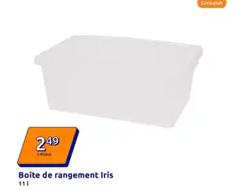 Action Boîte de rangement Iris offre