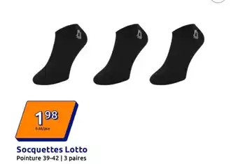 Action LOTTO Socquettes offre