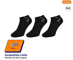 Action LOTTO Socquettes offre