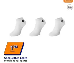 Action LOTTO Socquettes offre