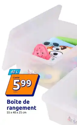 Action Boîte de rangement offre