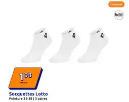 Action LOTTO Socquettes offre