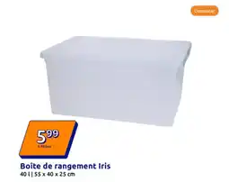Action Boîte de rangement Iris offre