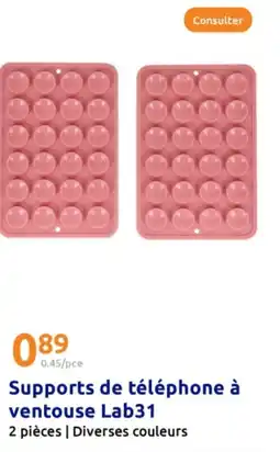 Action Supports de téléphone à ventouse Lab31 offre