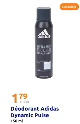 Action ADIDAS Déodorant Dynamic Pulse offre