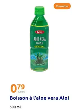 Action ALOI Boisson à l'aloe vera offre