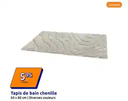 Action Tapis de bain chenille 50 x 80 cm offre