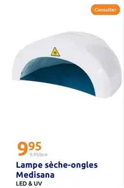 Action Lampe sèche-ongles Medisana offre