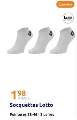 Action LOTTO Socquettes offre