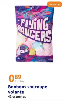 Action Bonbons soucoupe volante offre