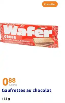 Action Gaufrettes au chocolat offre