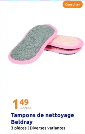Action Tampons de nettoyage Beldray offre