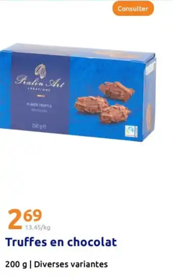 Action Truffes en chocolat offre