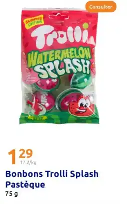 Action Bonbons Trolli Splash Pastèque offre