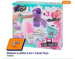 Action Shakers à slime 3-en-1 Canal Toys offre